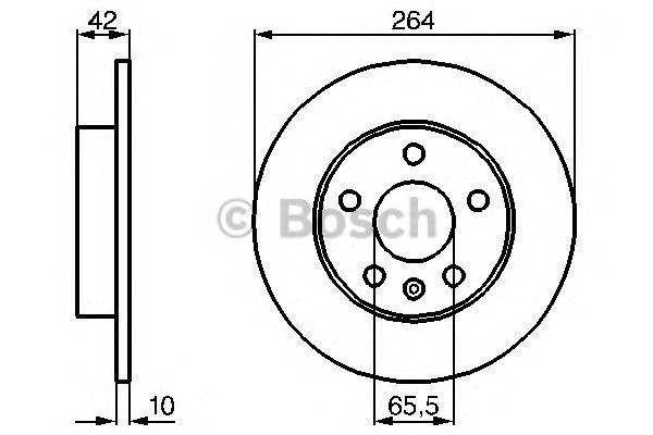 Disc frana OPEL ASTRA G combi (F35_) - Cod intern: