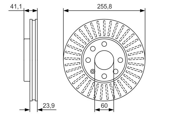 DISC FRANA ~ OPEL ASTRA G Convertible (T98) 2001 2