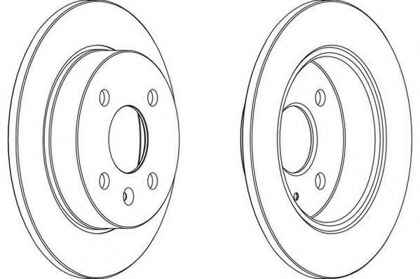 Disc frana OPEL ASTRA G hatchback (F48_, F08_), OPEL ASTRA G combi (F35_), OPEL ASTRA G limuzina (F69_) - WAGNER WGR1043-1
