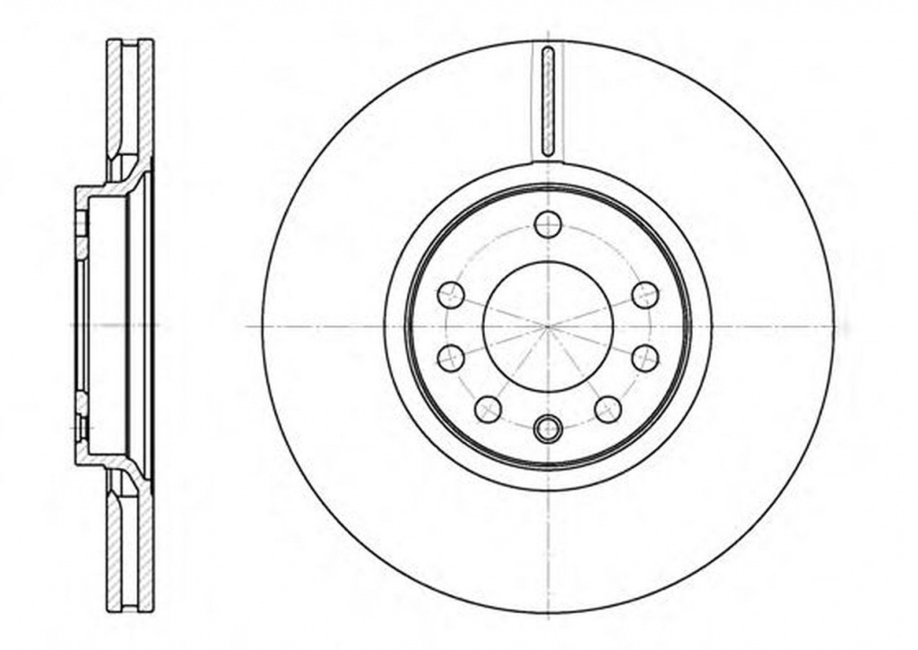 Disc frana OPEL ASTRA H combi L35 ROADHOUSE 6729.1