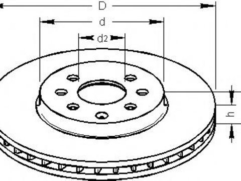 Disc frana OPEL ASTRA H (L48), OPEL ASTRA H Sport Hatch (L08), OPEL ASTRA H TwinTop (L67) - TOPRAN 207 179