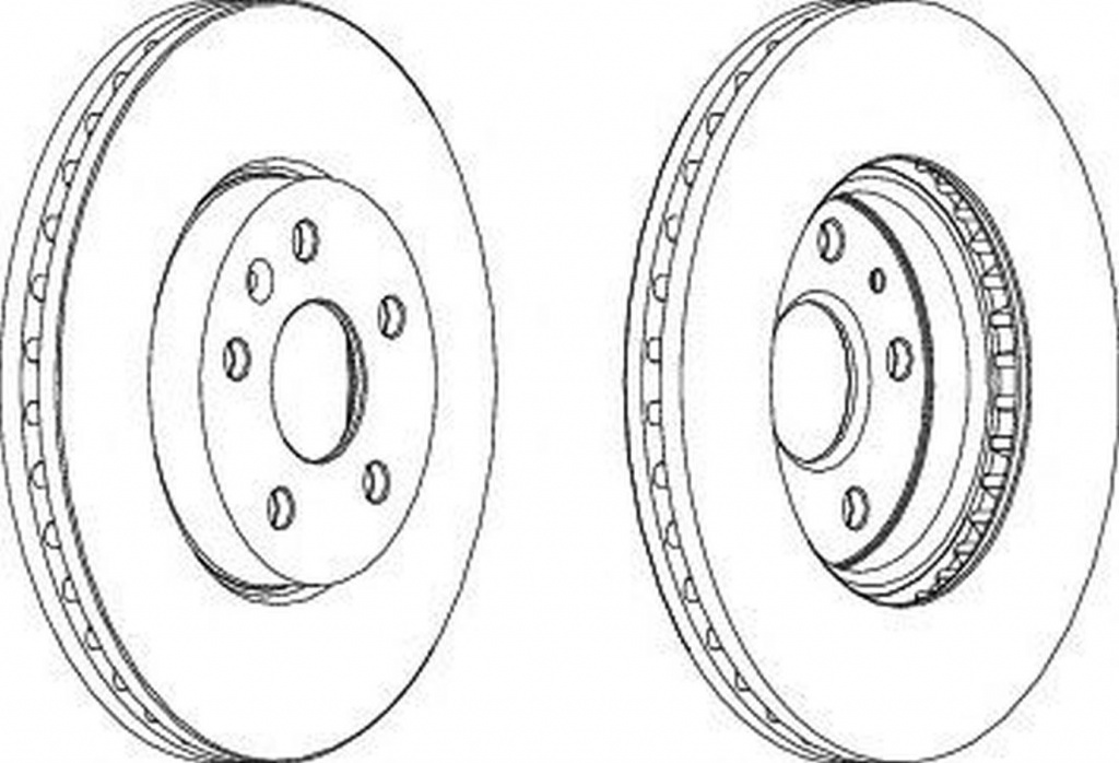 Disc frana OPEL ASTRA J limuzina JURID 562462JC