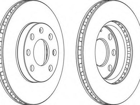 Disc frana OPEL COMBO (71_), OPEL KADETT D (31_-34_, 41_-44_), OPEL MONZA E (39_, 49_) - FERODO DDF151