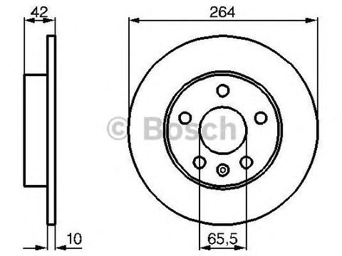 Disc frana OPEL COMBO caroserie inchisa/combi - Cod intern: W20140321 - LIVRARE DIN STOC in 24 ore!!!