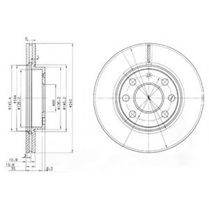 Disc frana OPEL CORSA B STATION WAGON (F35) (1999 