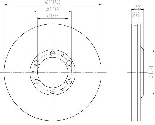 Disc frana OPEL FRONTERA A (5_MWL4) (1992 - 1998) Textar 92091400