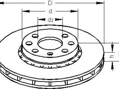 Disc frana OPEL MONZA E (39_, 49_), OPEL KADETT E Cabriolet (43B_), OPEL KADETT E combi (35_, 36_, 45_, 46_) - TOPRAN 200 932