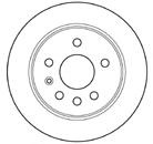 Disc frana OPEL SENATOR B (29_), OPEL OMEGA A combi (66_, 67_), OPEL OMEGA A (16_, 17_, 19_) - MAPCO 15751