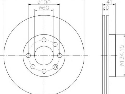 Disc frana OPEL VITA B (73_, 78_, 79_), OPEL ASTRA F (56_, 57_), OPEL ASTRA F hatchback (53_, 54_, 58_, 59_) - HELLA PAGID 8DD 355 102-681