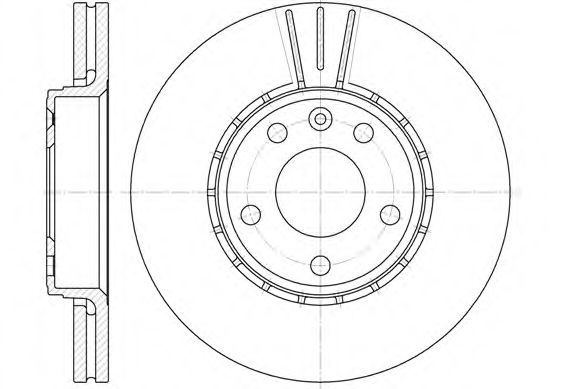 Disc frana OPEL VIVARO caroserie (F7) (2001 - 2014