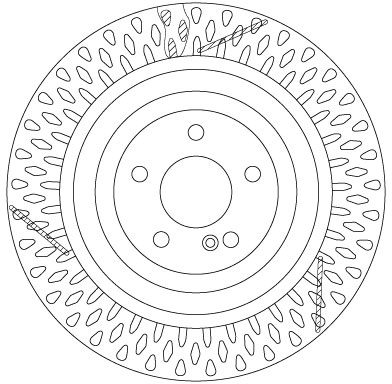 Disc frana pentru MERCEDES-BENZ C-CLASS cupe (C205) 2016-2023