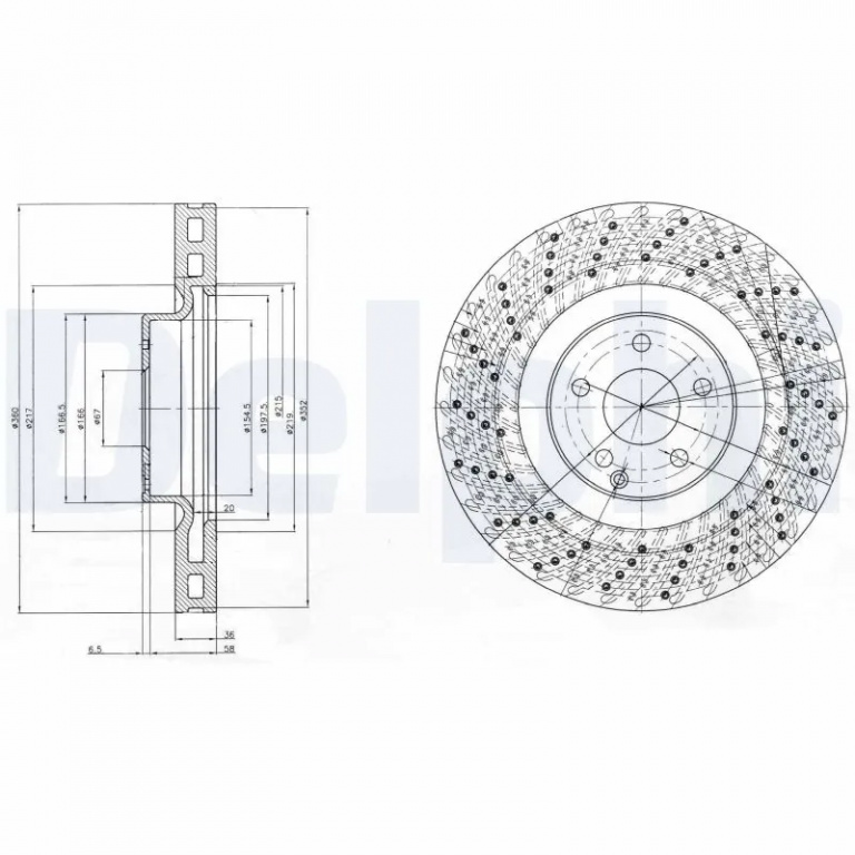 Disc frana pentru MERCEDES-BENZ SLC (R172) 2016-2023