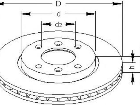 Disc frana PEUGEOT 106 (1A, 1C), Citroen ZX (N2), PEUGEOT 205 Mk II (20A/C) - TOPRAN 720 240