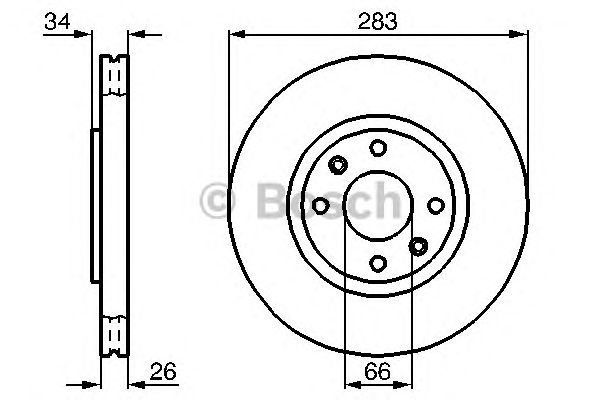 Disc frana PEUGEOT 207 Van - Cod intern: M20351861