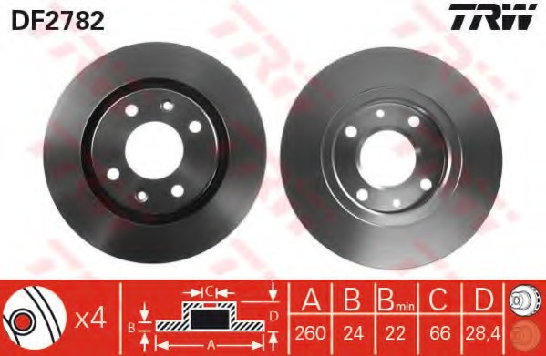 Disc frana # Peugeot 406 1995 1996 1997 1998 1999 