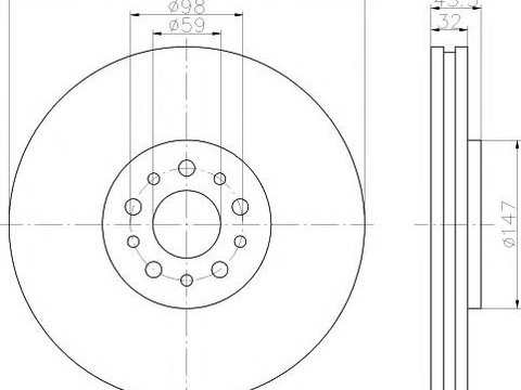 Disc frana PEUGEOT 807 (E), Citroen C8 (EA_, EB_), LANCIA PHEDRA (179) - TEXTAR 92118100