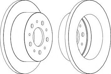 Disc frana PEUGEOT BOXER caroserie (2006 - 2016) J