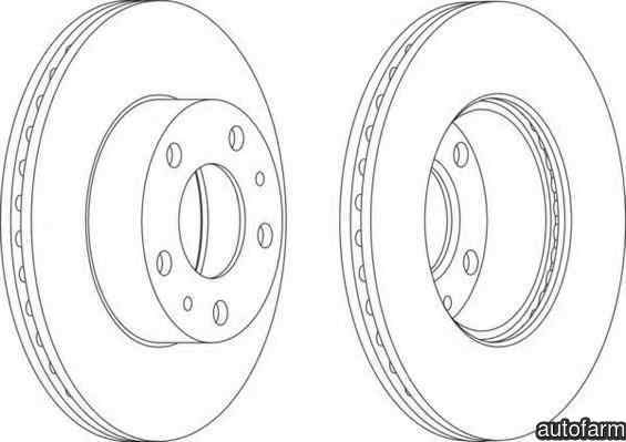 Disc frana PEUGEOT BOXER caroserie 230L FERODO DDF