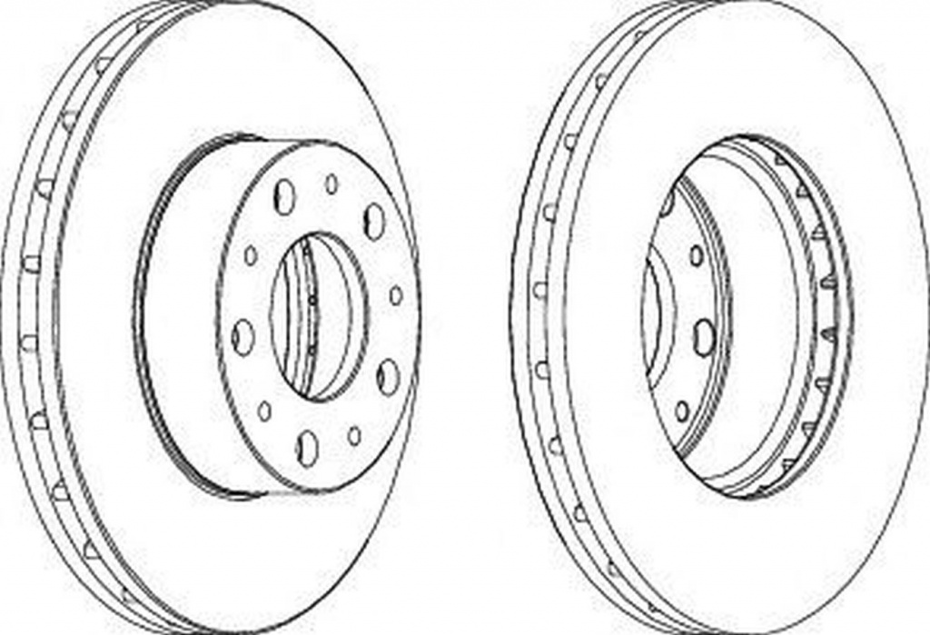 Disc frana PEUGEOT BOXER caroserie JURID 562468JC