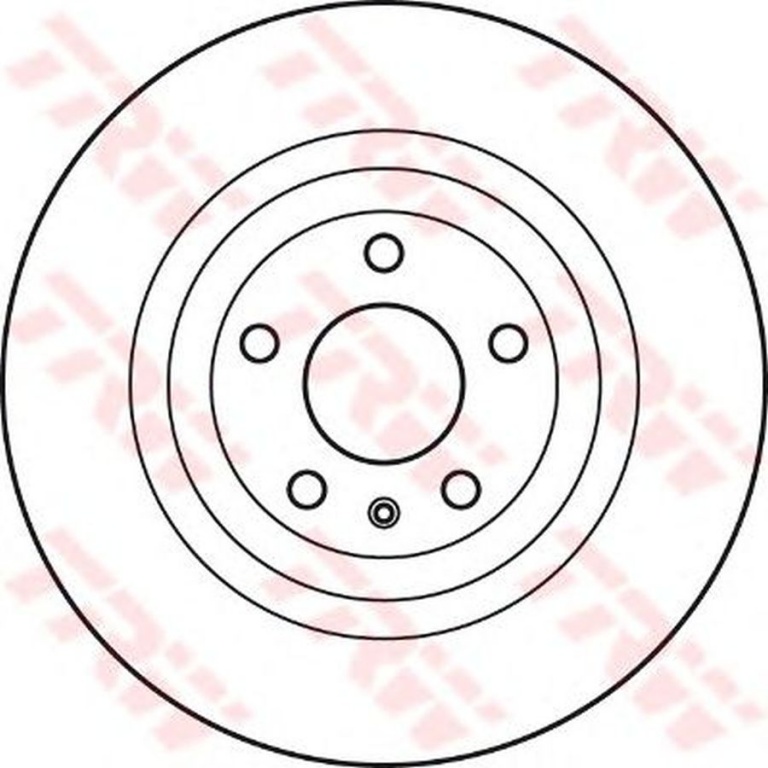 Disc frana PEUGEOT BOXER platou sasiu TRW DF4751S