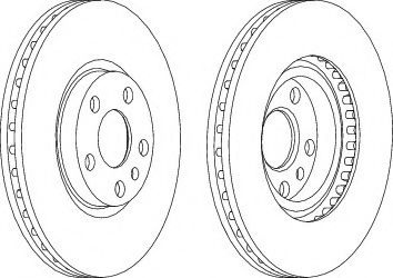 Disc frana PEUGEOT EXPERT Van (222) (1995 - 2016) 