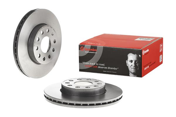 Disc frana punte fata (09C54711 BREMBO) AUDI,SEAT,SKODA,SKODA (SVW),VW,VW (FAW),VW (SVW)