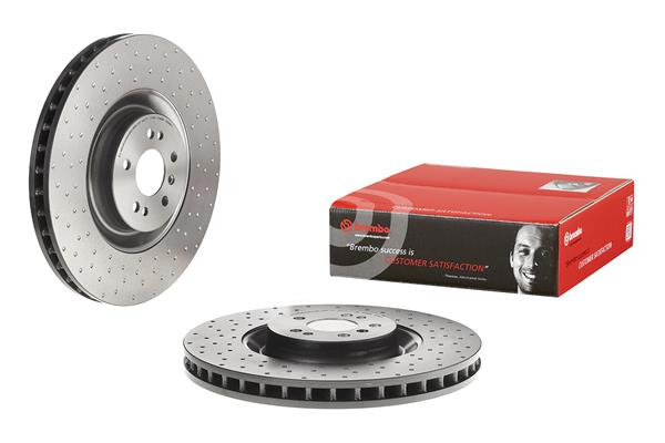 Disc frana punte fata (09C94211 BREMBO) MERCEDES-BENZ