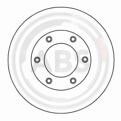 Disc frana punte fata (17015 ABS) DAEWOO,SSANGYONG