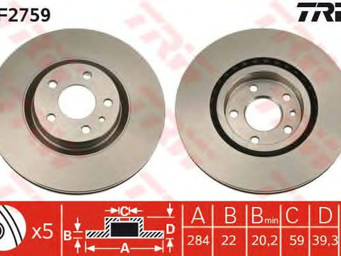 Disc frana punte fata ALFA ROMEO GTV/SPIDER 95-05 - Cod intern: W20009278 - LIVRARE DIN STOC in 24 ore!!!