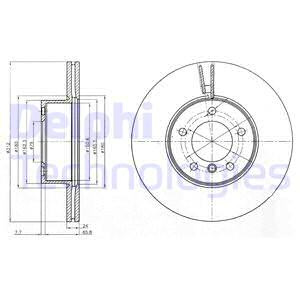 Disc frana punte fata (BG4172C DELPHI) BMW,BMW (BRILLIANCE),SYM MOTORCYCLES