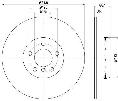 Disc frana punte fata BMW 7 (F01, F02, F03, F04) - Cod intern: W20141241 - LIVRARE DIN STOC in 24 ore!!!