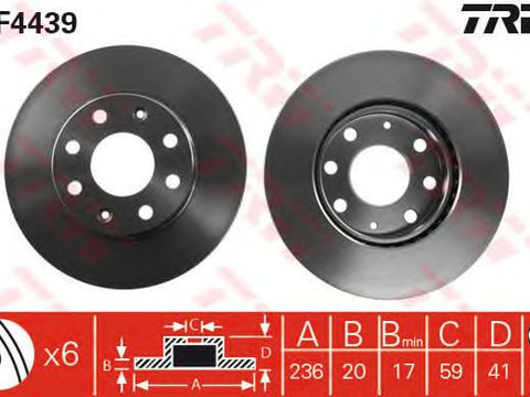 Disc frana punte fata CHEVROLET AVEO 04- 13/KALOS/SPARK - Cod intern: W20009612 - LIVRARE DIN STOC in 24 ore!!!