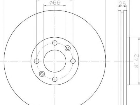 Disc frana punte fata CITROEN C4 2,0 HDI/2,0 16V 04- - Cod intern: W20114088 - LIVRARE DIN STOC in 24 ore!!!