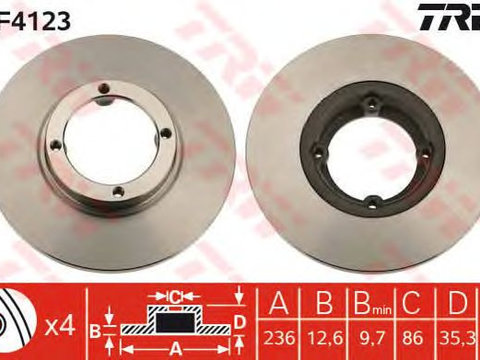 Disc frana punte fata DAEWOO MATIZ - Cod intern: W20009396 - LIVRARE DIN STOC in 24 ore!!!