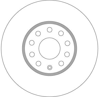 Disc frana punte fata (DF4295 TRW) AUDI,