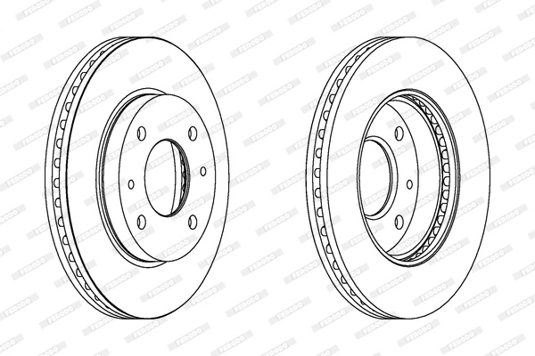 Disc frana ~ punte fata Hyundai Sonata 1