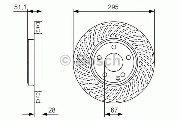 Disc frana punte fata MERCEDES C117/W176/W246/X156 2,0-2,2 12-20295 X 28 51,1 (mm) - Cod intern: W20270066 - LIVRARE DIN STOC in 24 ore!!!