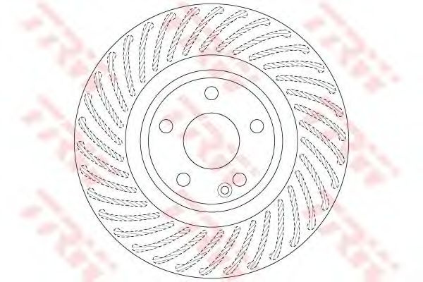 Disc frana punte fata MERCEDES W246/W176 220CDI A/