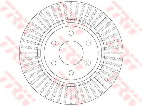 Disc frana punte fata NISSAN NAVARA - Cod intern: W20010023 - LIVRARE DIN STOC in 24 ore!!!