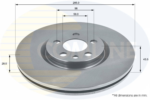 Disc frana ~ punte fata Peugeot 807 2002 2003 2004