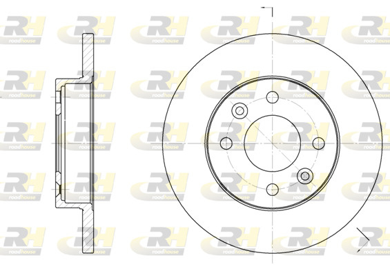 Disc frana # punte fata Renault Tondar 2004 2005 2006 2007 2008 2009 2010 2011 2012 2013 2014 2015 2016 2017 2018 2019 2020 2021 2022 2023 2024 2025 # 6067 00 # ROADHOUSE
