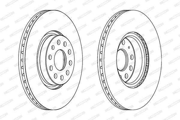 Disc frana # punte fata Skoda Superb 2009 2010 201
