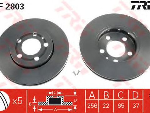 Disc frana punte fata VW GOLF 4/A3 - Cod intern: W20009304 - LIVRARE DIN STOC in 24 ore!!!