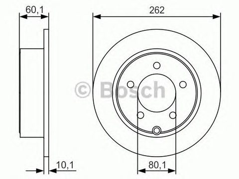 Disc frana punte spate JEEP COMPASS 06-/PATRIOT 07-/CALIBER/SEBRING 07- - Cod intern: W20140913 - LIVRARE DIN STOC in 24 ore!!!