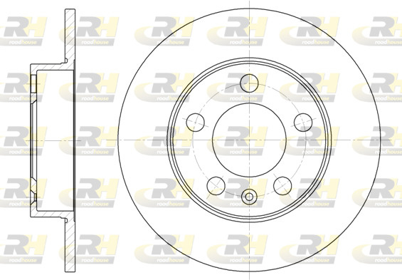 Disc frana # puntea spate Vw Golf 1997 1998 1999 2