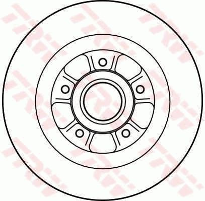 Disc frana QWP WBD332 pentru RENAULT GRAND SCeNIC II (JM0/1), LAGUNA II Grandtour (KG0/1_) 20012007