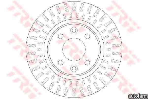 Disc frana RENAULT CLIO IV TRW DF6534
