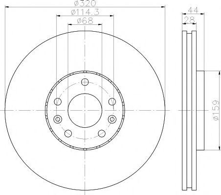 Disc frana RENAULT GRAND SCENIC III (JZ0/1) (2009 