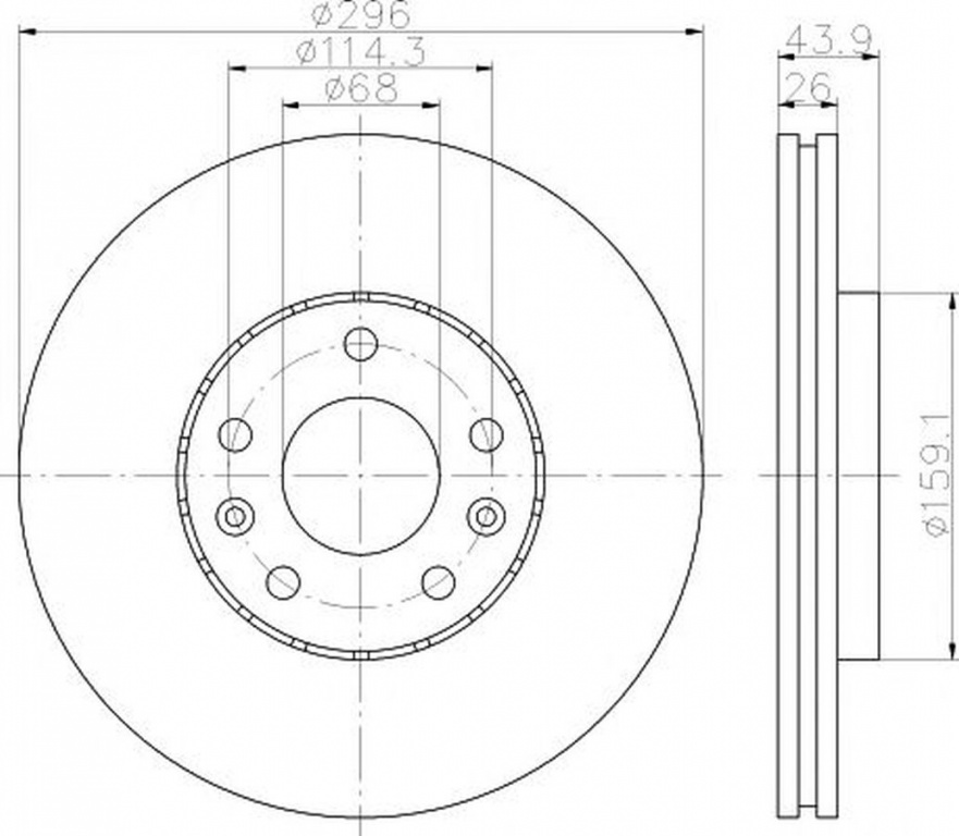 Disc frana RENAULT GRAND Scenic III JZ0 1 TEXTAR 9