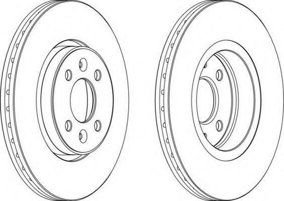 Disc frana RENAULT LAGUNA I I (B56_, 556_), RENAUL